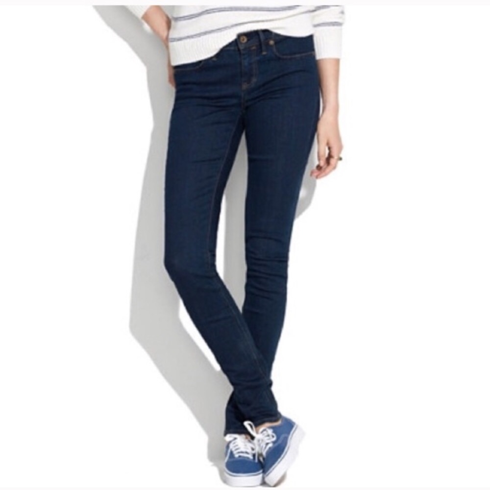 Madewell Skinny Skinny dark denim jeans
